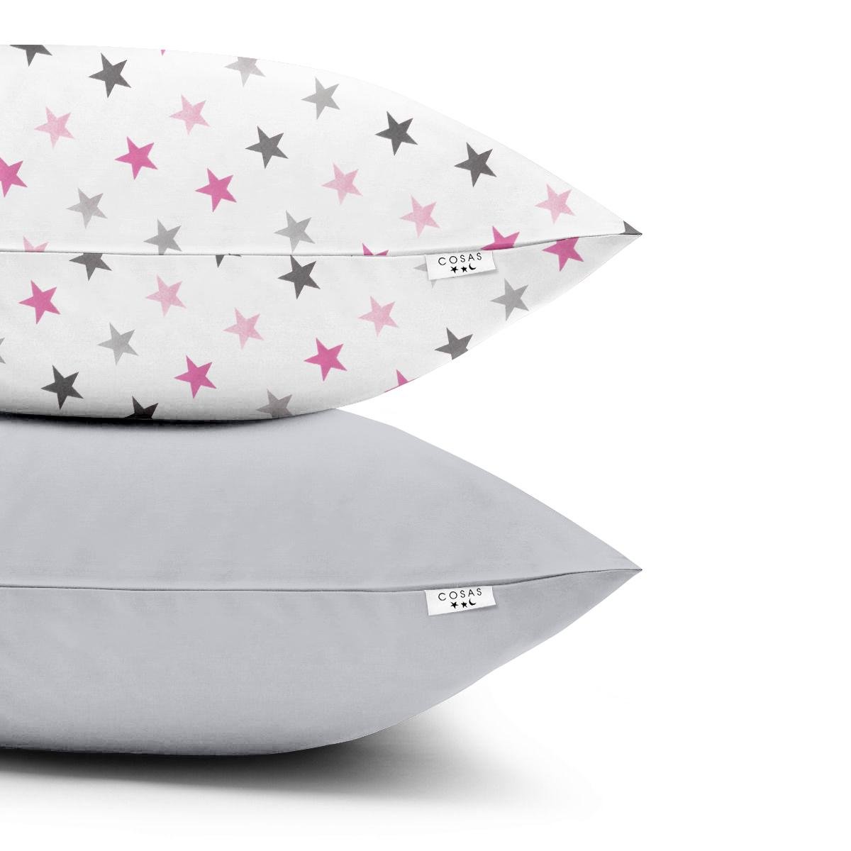 Набор наволочек Cosas Star Grey Rose Grey 40х60 см 2 шт. (4822052050149)