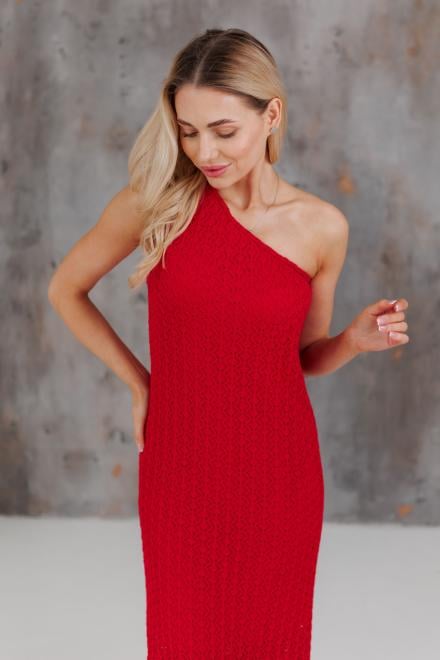 Сукня літня в'язана ART KNIT Грація L Червоний (43725) - фото 3