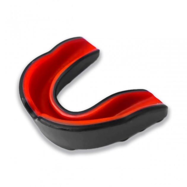 Капа боксерская Venum E00 двухслойная с футляром Черный/Красный (2438663478)