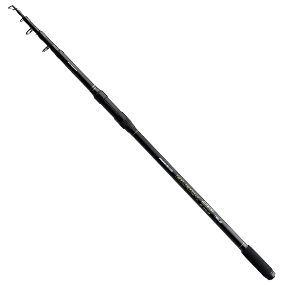 Набор карповых удилищ Flagman Magnum Black Carp Tele NGM 3,6 м 3,5lb FLMBTC360 и катушка Carp Pro Tork 10000 SD (206349)