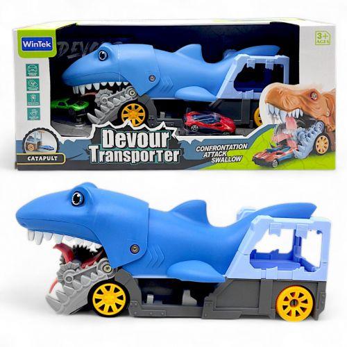 Трейлер із машинками Devour Transporter Акула WinTek (245629)
