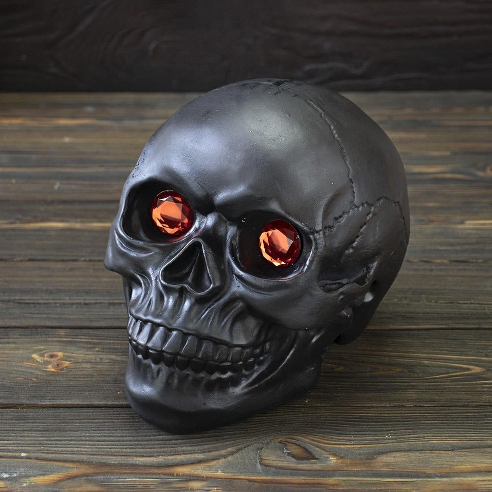 Копилка для денег Череп 20x15 см Черный (29514300) Копилка для денег Череп 20x15 см Черный (29514300)