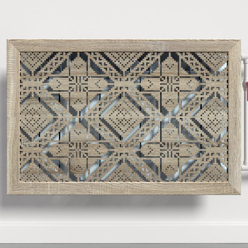 Решетка-экран на батарею SMARTWOOD 300 мм Дуб Сонома (R20741111)