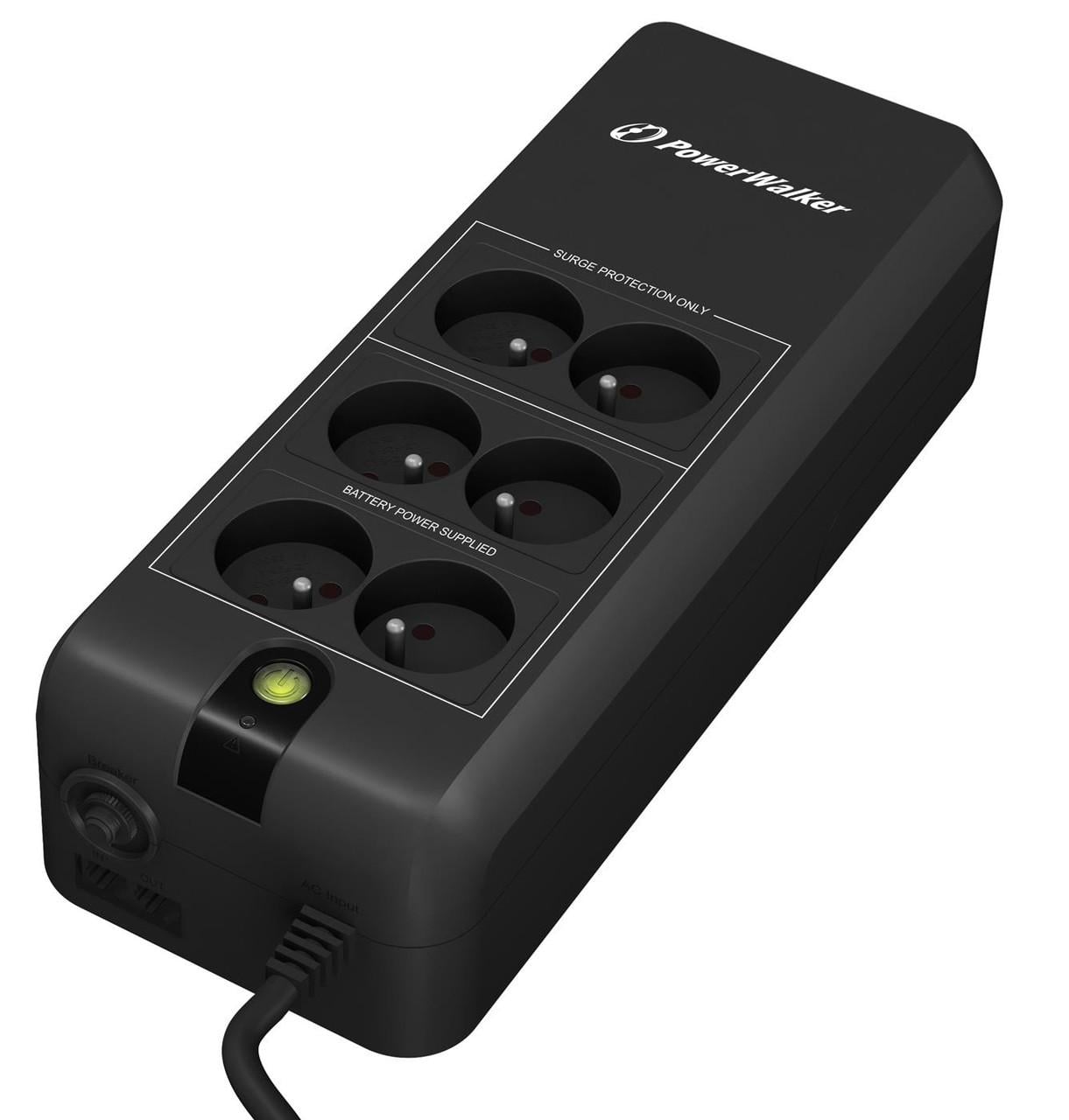 Джерело безперебійного живлення лінійно-інтерактивне PowerWalker VFD 600 APFC FR (286454)