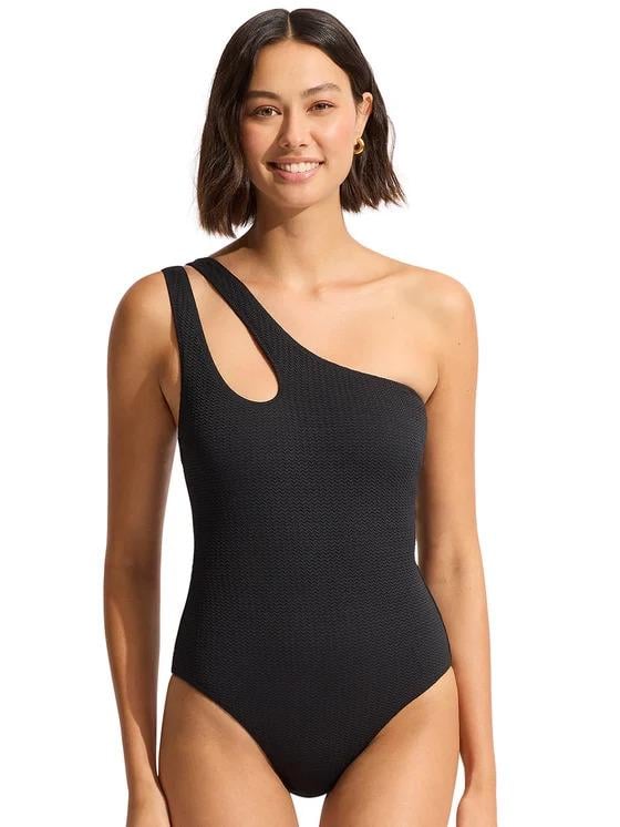 Купальник сплошной Seafolly М Черный (11109-861black)
