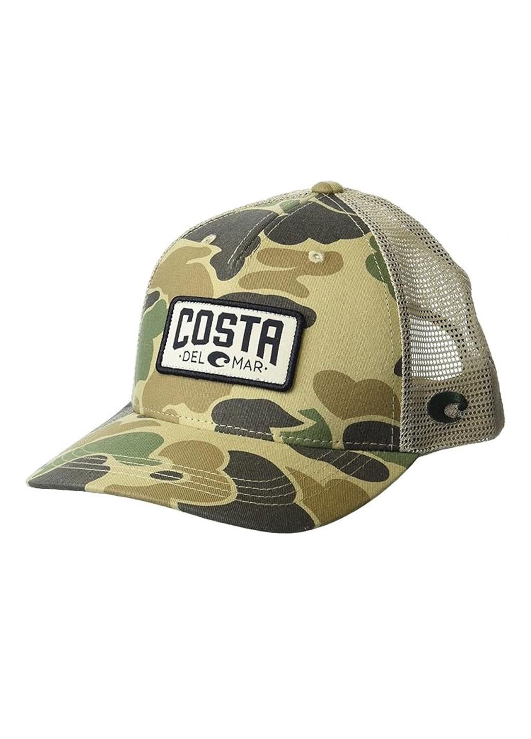 Кепка рибальська Costa Del Mar Duck Camo Trucker Різнокольоровий