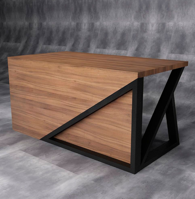 Письменный стол руководителя EcoLoft IN-2043 Лофт Коричневый (23058659)