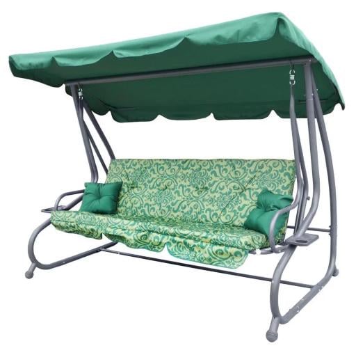Качеля садовая Ramiz 4-х местная Зеленый (Качель4_fregat8) Качеля садовая Ramiz 4-х местная Зеленый (Качель4_fregat8)