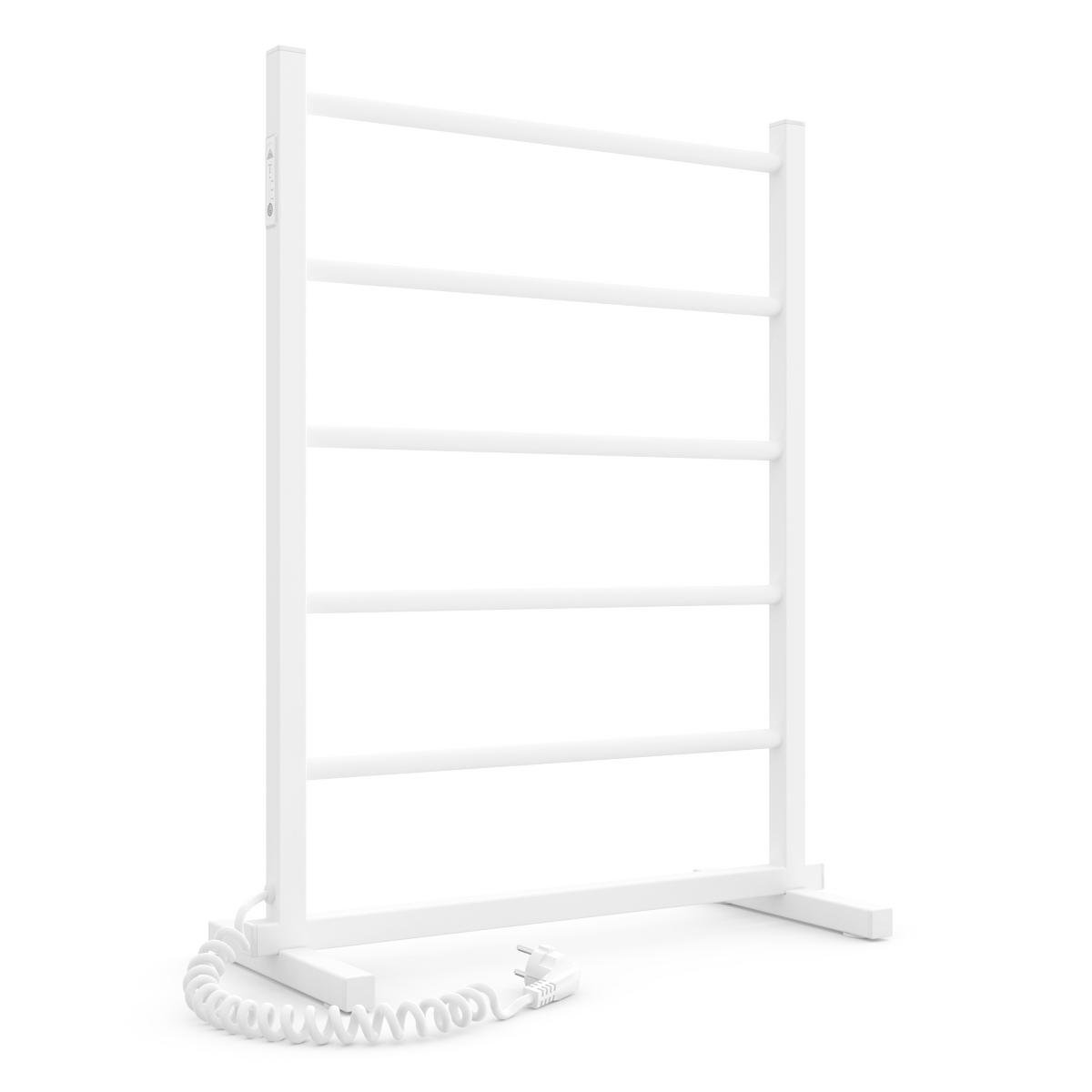 Полотенцесушитель электрический для ванной Laris Зебра Фелиция ЧФ6 500х700 мм Е из стали Белый (147-127-77700077 )