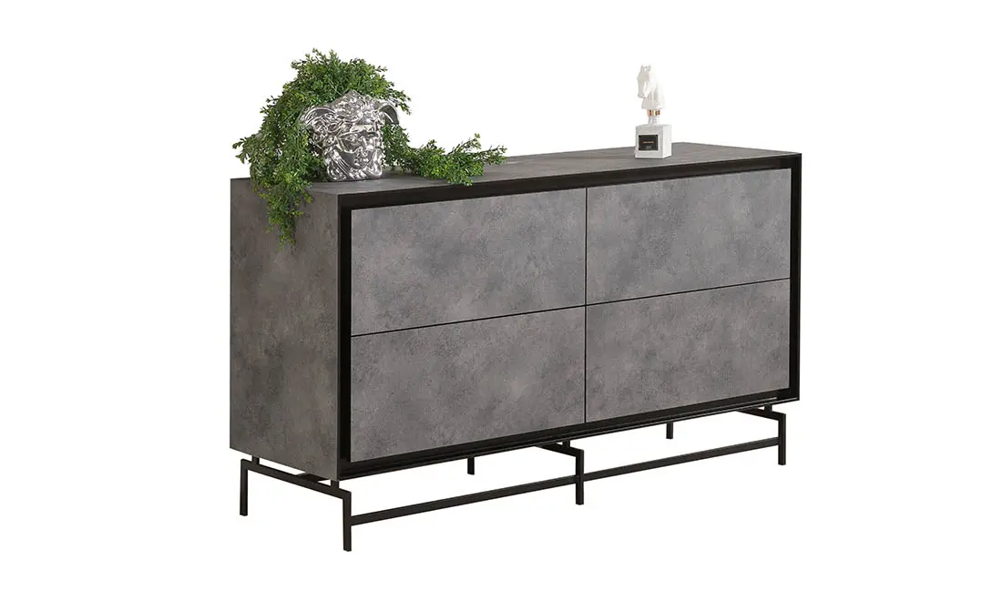 Комод металевий корпус Антрацит (560529)