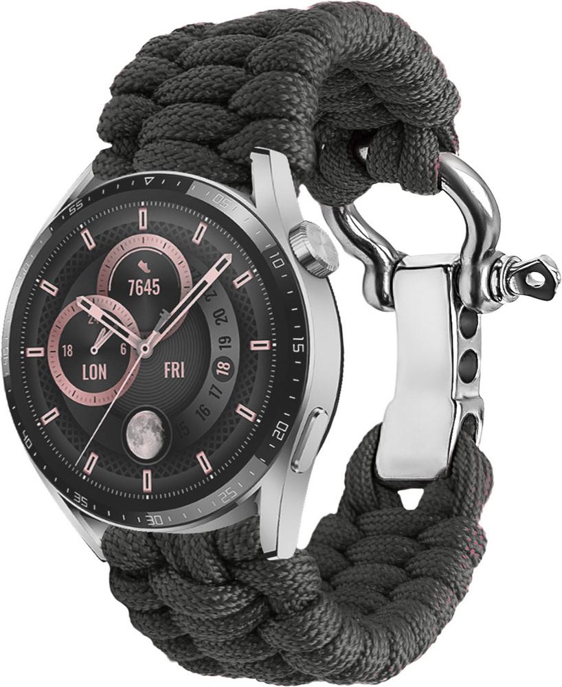 Ремінець з Паракорду Ruper для Huawei Watch GT3 46 мм (22mm) Grey (30807-33)