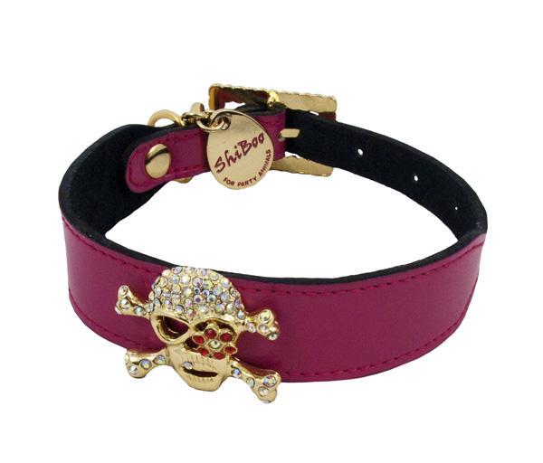 Ошейник лоя собак Candy Pink Shiboo Pirate-25 Серебряный