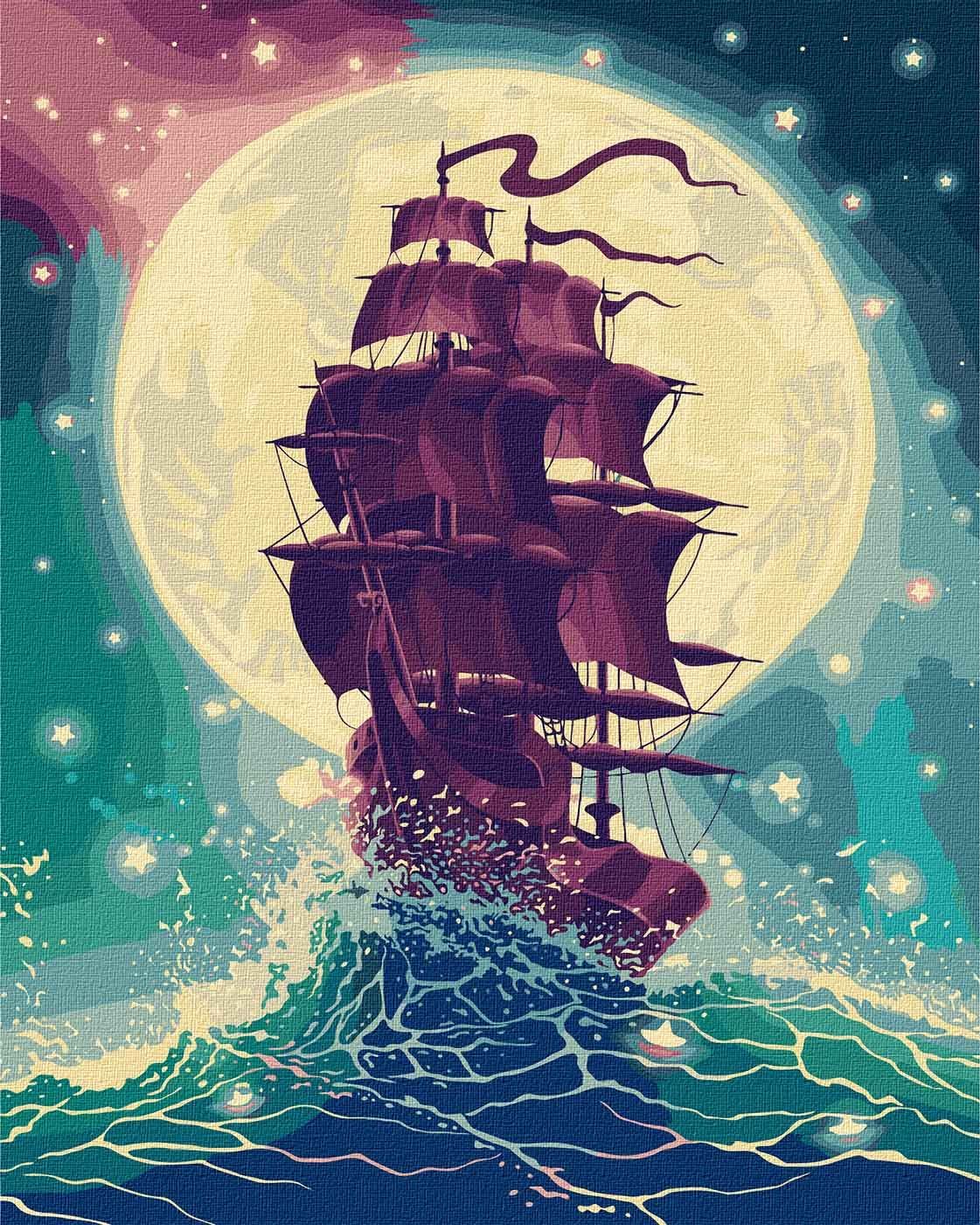 Картина по номерам Идейка Сквозь волны 40x50 см (Id-KHO2753)