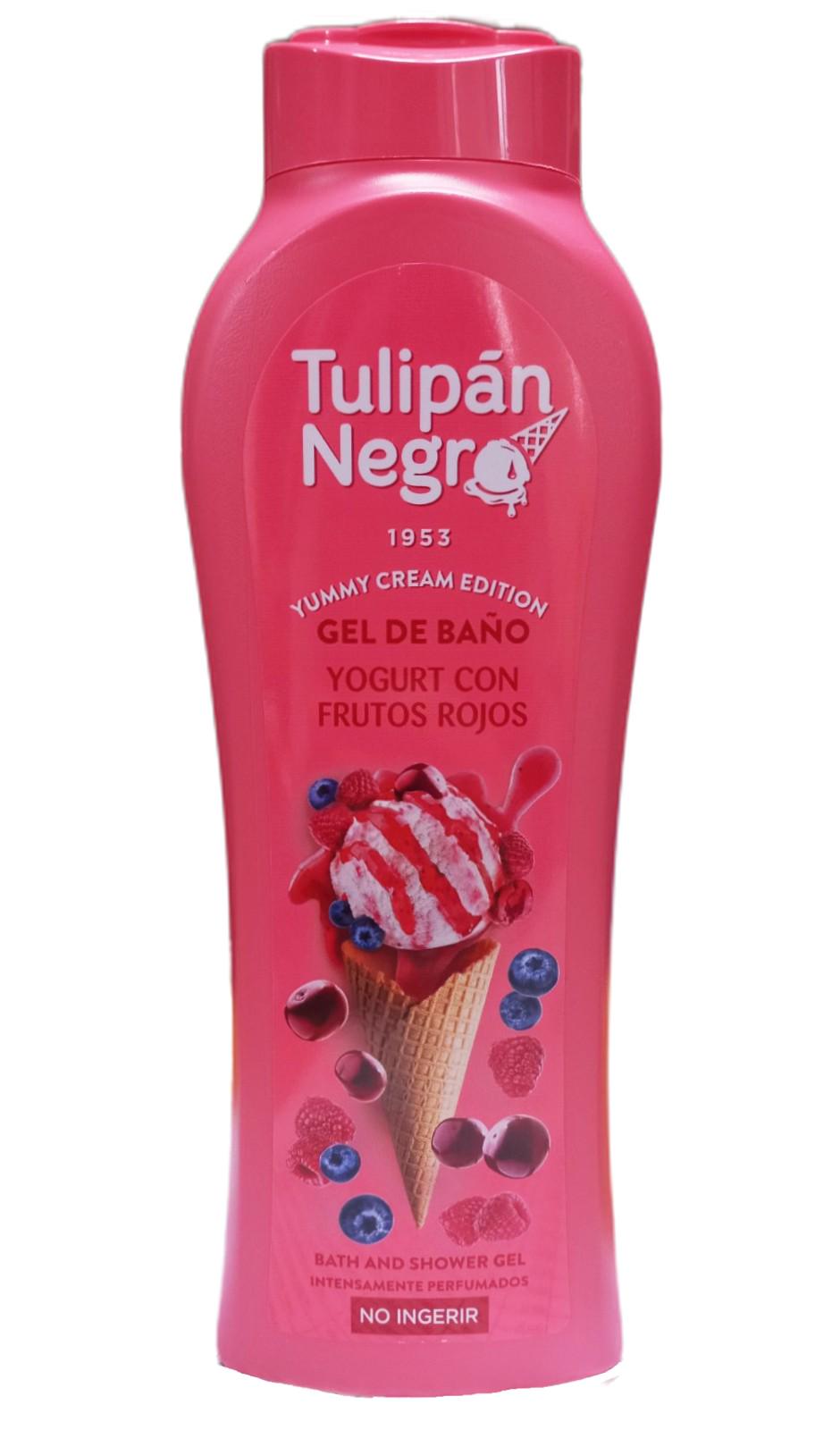 Гель для душа Tulipan Negro Йогурт с красными фруктами 650 мл (121868)