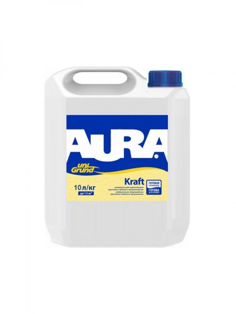 Грунтовка укрепляющая глубокого проникновения Aura UNIGRUND KRAFT 10 л (2028273486) Грунтовка укрепляющая глубокого проникновения Aura UNIGRUND KRAFT 10 л (2028273486)