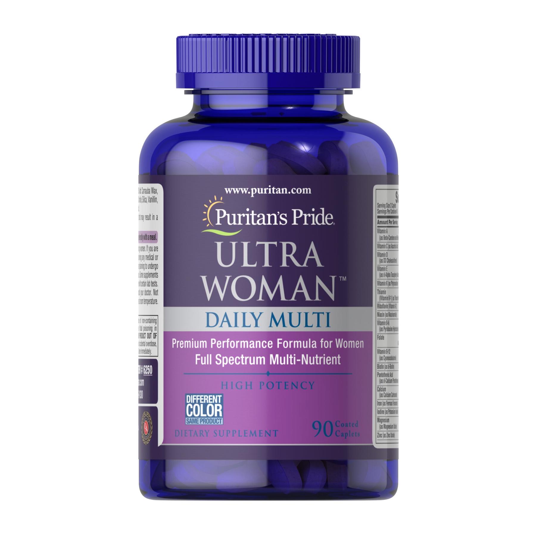 Витамины Puritan's Pride Ultra Woman Daily Multi Timed Release with Zinc 90 caps