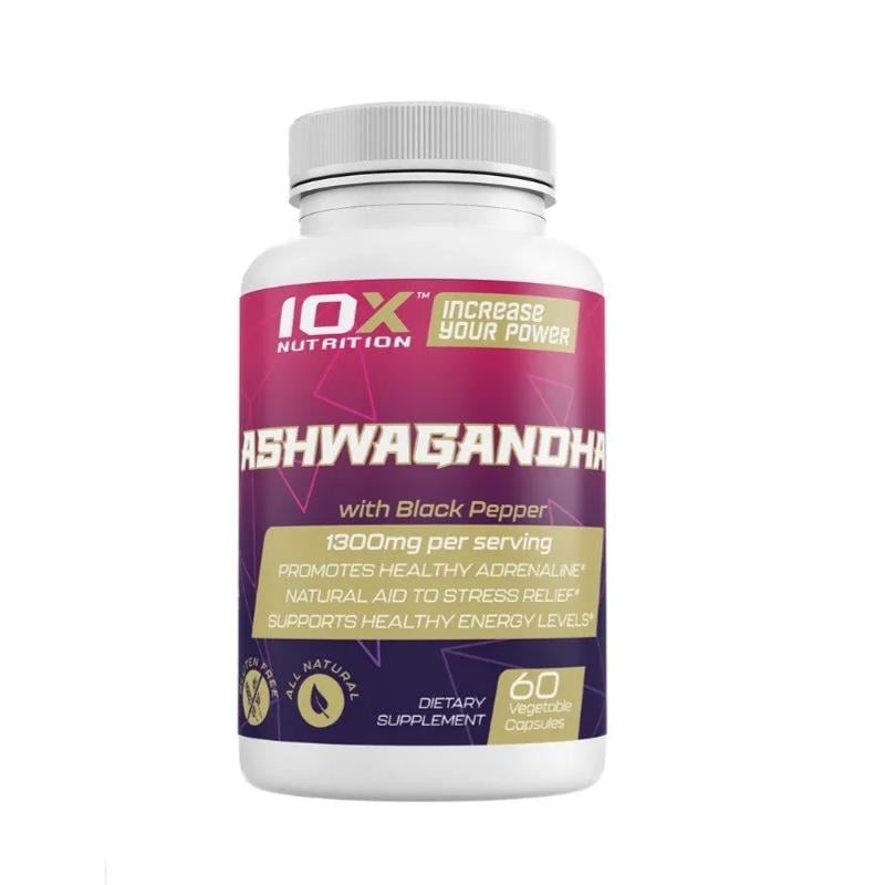Натуральная добавка 10XNutrition Ashwagandha 60 капс. (8959)