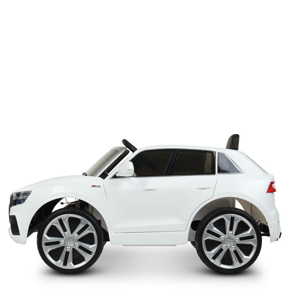 Детский электромобиль Bambi Racer Audi Q8 JJ2066EBLR-1 джип со светом Белый (13942803) - фото 2