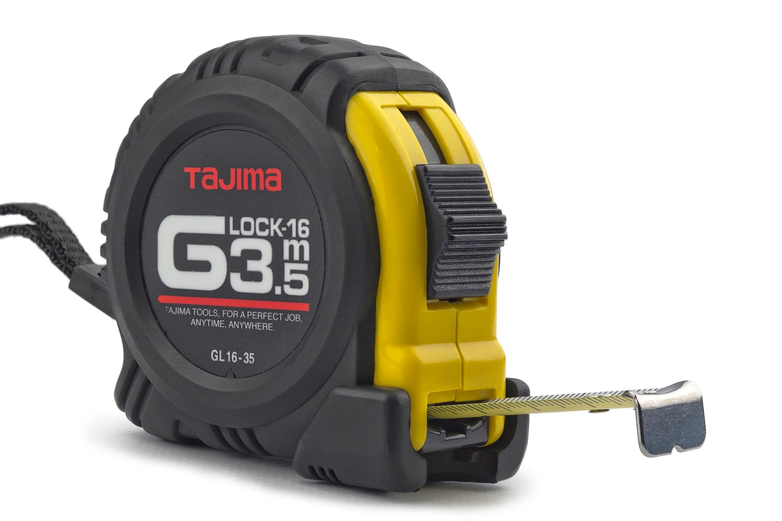 Рулетка строительная Tajima G Lock GL16-35 ударопрочная 3,5 м (1001-0234)