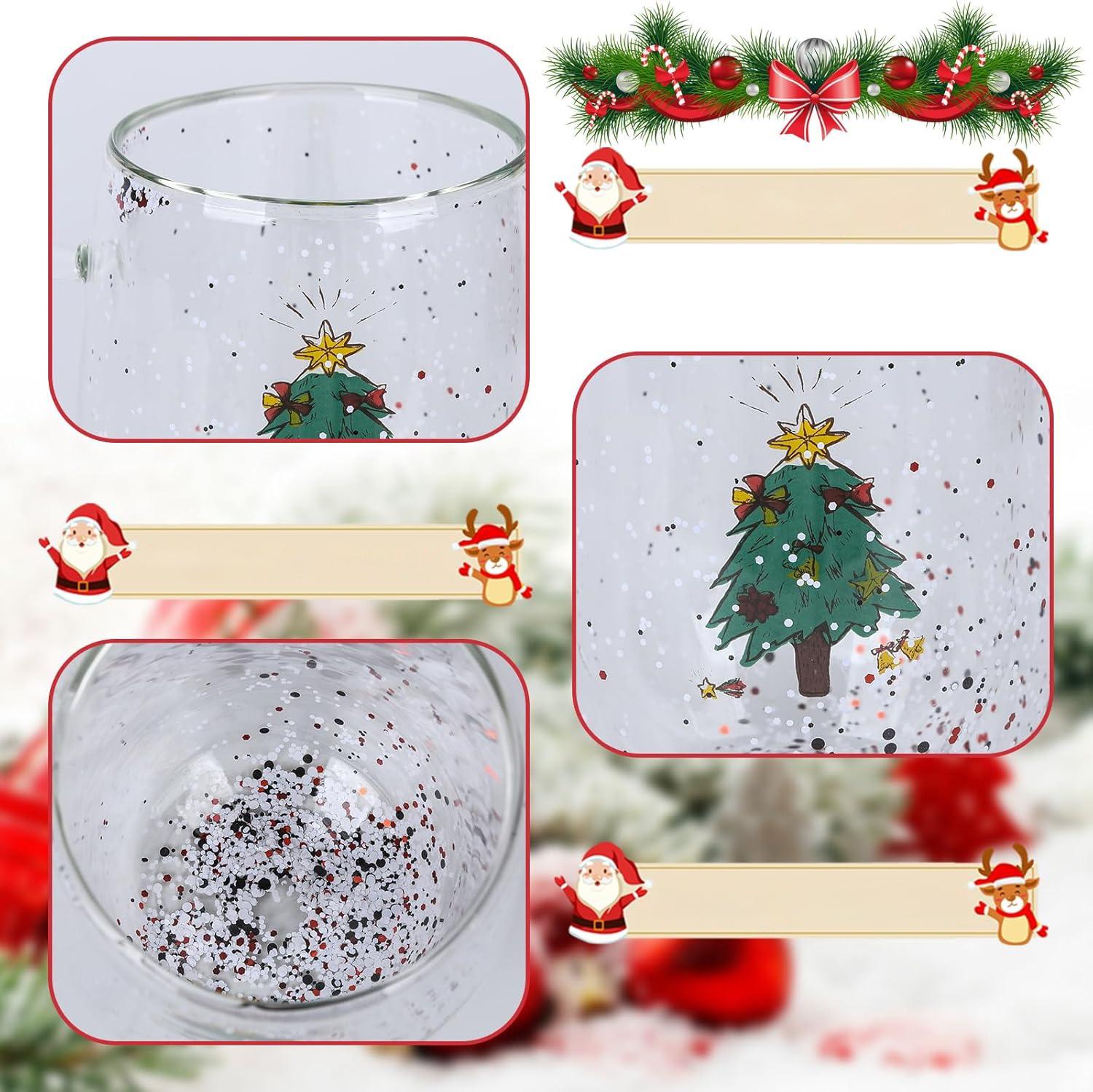 Чашка новогодняя с двойным дном Christmas tree Елка со звездой термостойкое стекло 350 мл (03-ялин-зірк-R32792) - фото 8 Чашка новогодняя с двойным дном Christmas tree Елка со звездой термостойкое стекло 350 мл (03-ялин-зірк-R32792) - фото 8