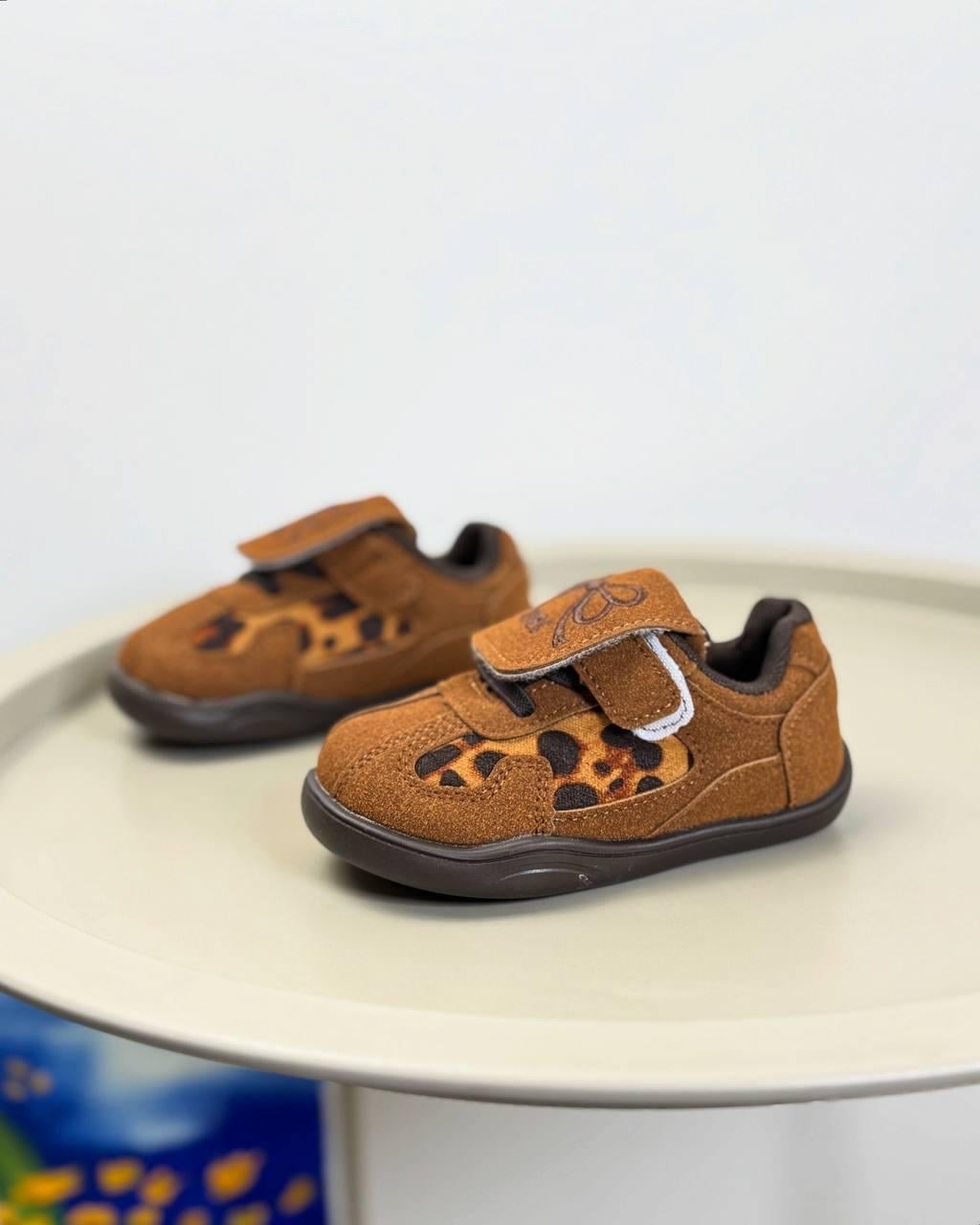 Кроссовки детские 1488 р. 25 Коричневый (25108132)