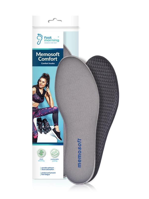 Стельки для обуви амортизирующие Kaps Memosoft Comfort с пеной Memory р. 45