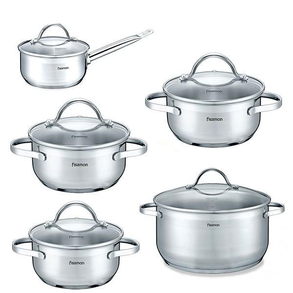 Набор посуды Fissman Luminosa 10 пр. Набор посуды Fissman Luminosa 10 пр.