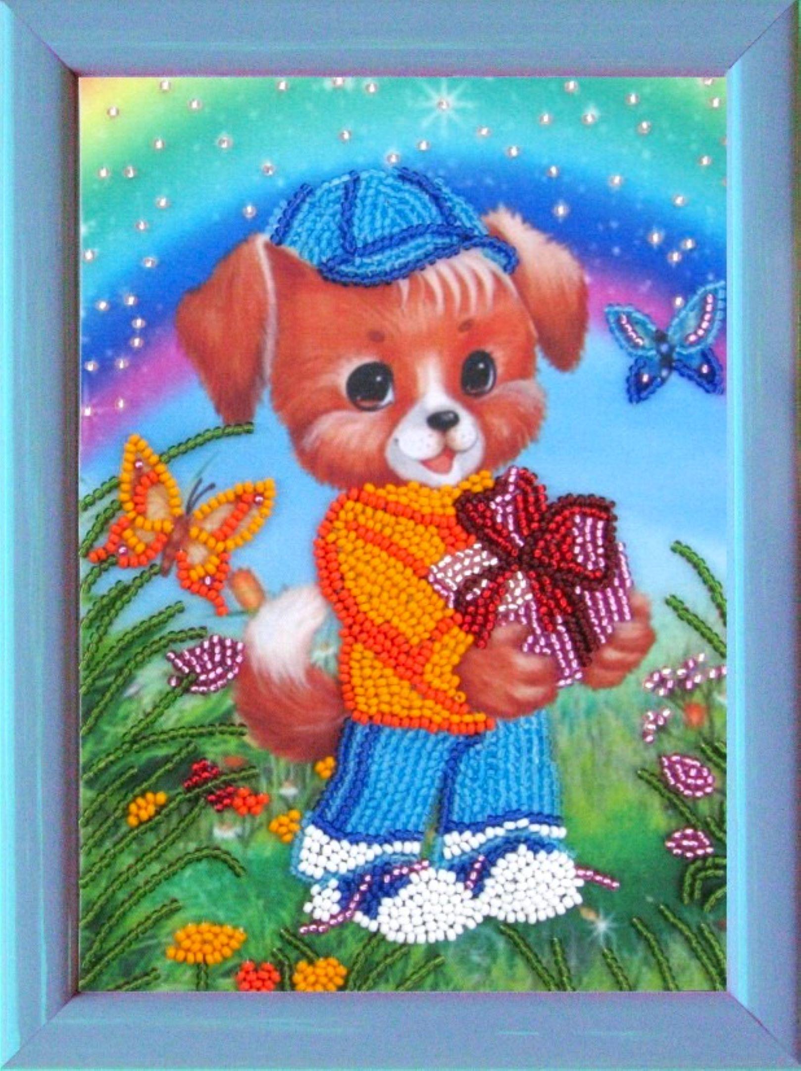 Схема для вишивки бісером BUTTERFLY 922 Цуценя 17х12 см (922)