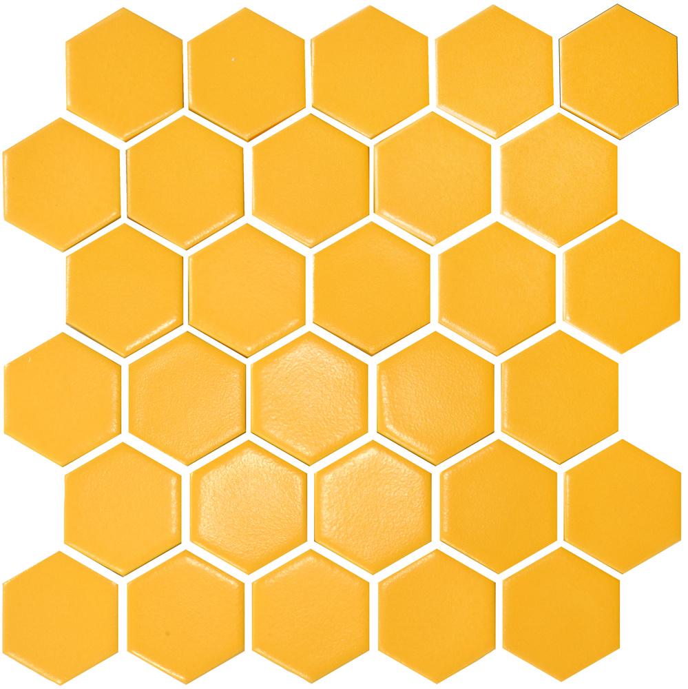 Керамическая мозаика Kotto Ceramica HEXAGON H 6025 295x295x9 мм Dark Yellow