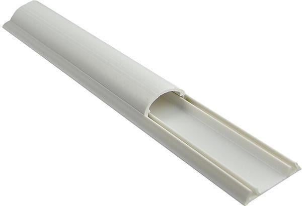 Канал кабельный напольный АСКО-УКРЕМ 35x10 мм 1000 мм с клеевым ПВХ слоем Белый (A0070030016)