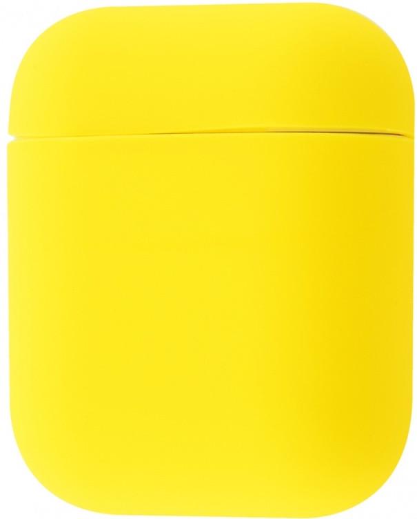 Силиконовый чехол для наушников Silicone Case for AirPods, Yellow