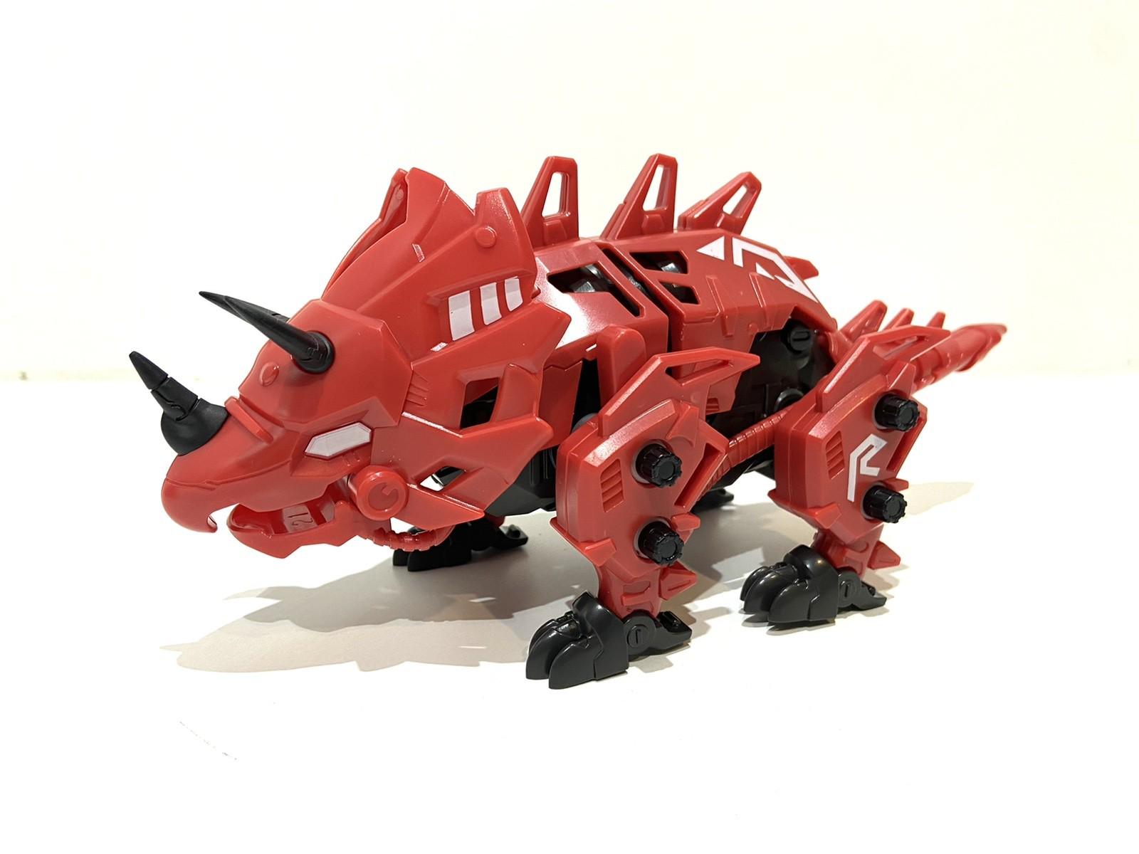 Динозавр Star 23,5 см разборной со звуком Красный (ST 99-2)