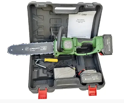 Пила ланцюгова акумуляторна Craft-Tec EKS-12C 2415714653, 21В (2415714653) - фото 4 Пила ланцюгова акумуляторна Craft-Tec EKS-12C 2415714653, 21В (2415714653) - фото 4
