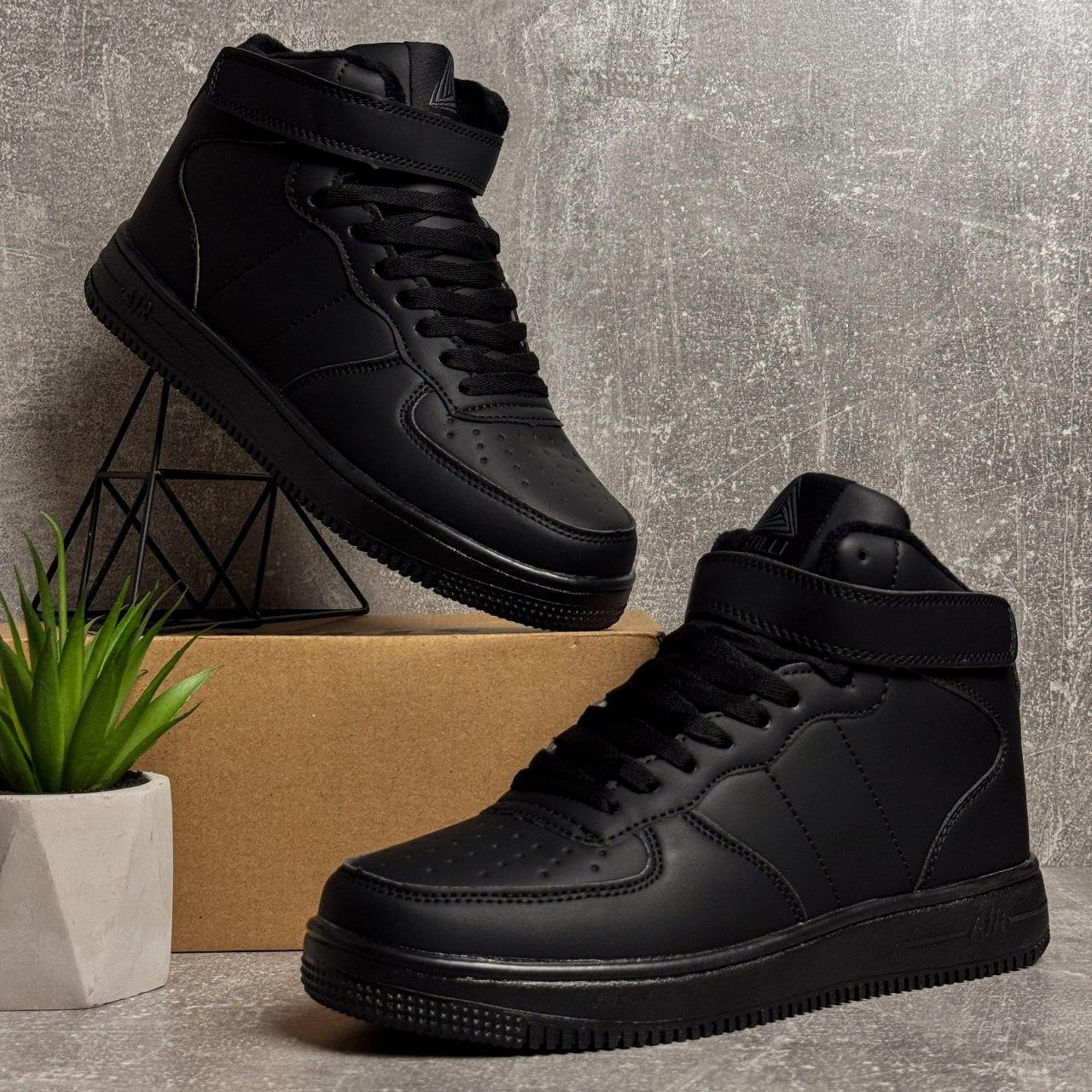 Кроссовки мужские зимние Winter New эко-кожа р. 43 Черный (30253535) - фото 4 Кроссовки мужские зимние Winter New эко-кожа р. 43 Черный (30253535) - фото 4