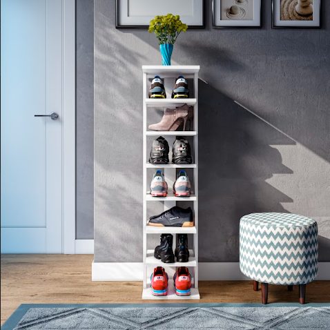 Підставка для взуття ДСП 1140х280х260 мм Білий (T-13) - фото 2