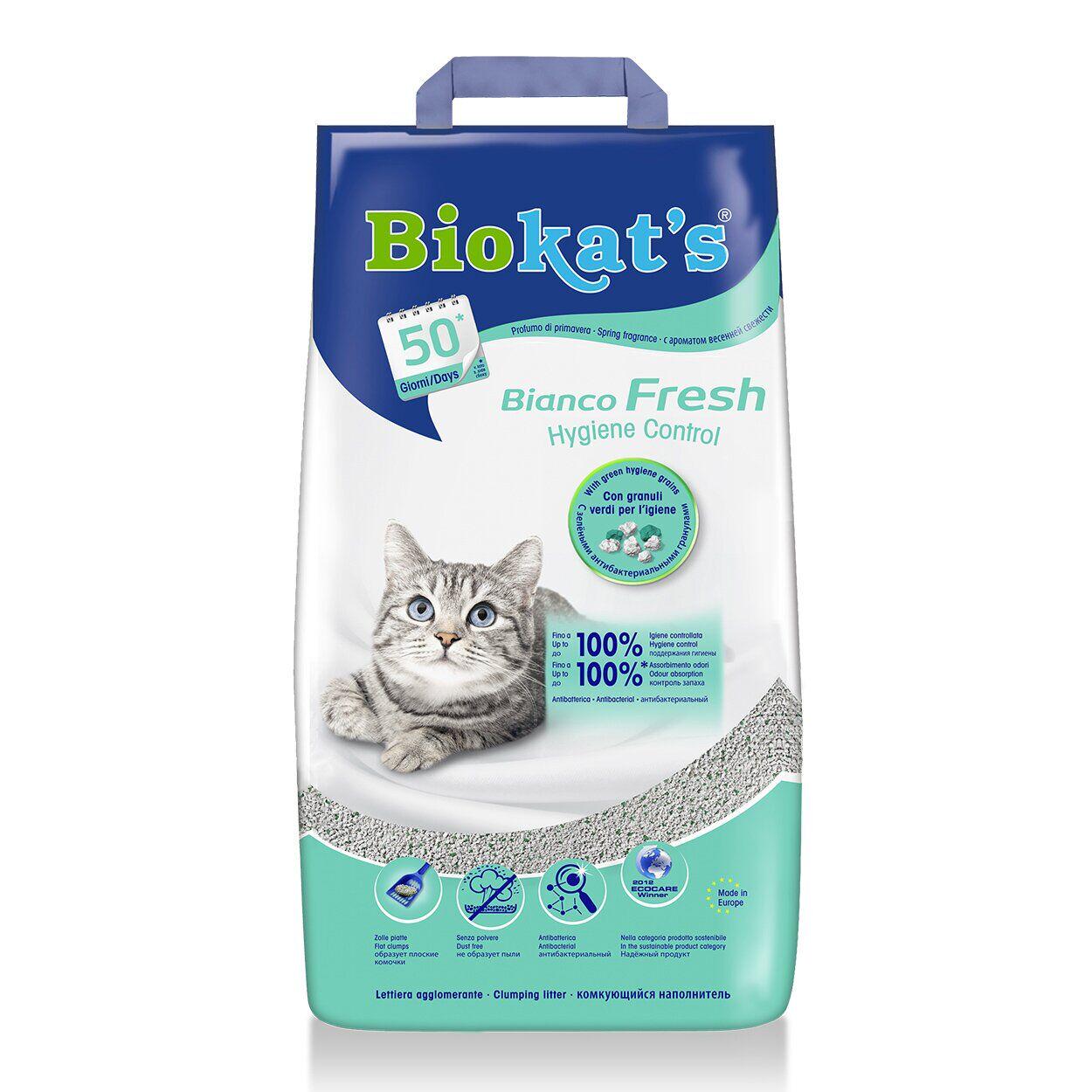 Наполнитель бентонитовый Biokats Bianco Fresh 5 кг (G-75.65) - фото 1