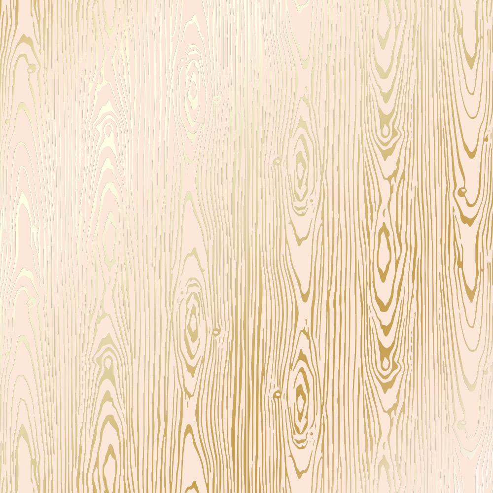 Лист бумаги односторонний Golden Wood Texture с фольгированием 30,5х30,5 см Beige