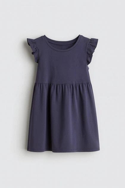 Платье H&M 1022631 122-128 см Графитовое