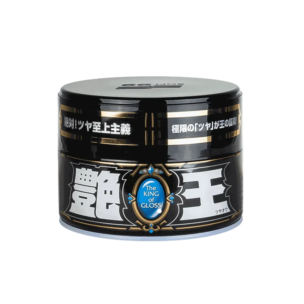Твердый воск SOFT99 The King of Gloss Black для королевского блеска автомобилей
