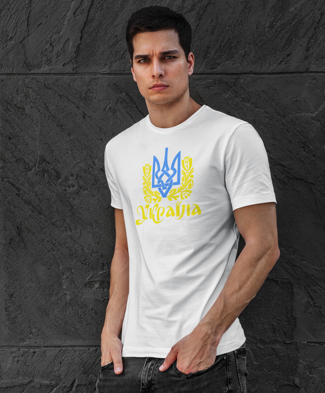 Футболка чоловіча Mishe 11000135 Патріотична S Білий (75212839) - фото 2 Футболка чоловіча Mishe 11000135 Патріотична S Білий (75212839) - фото 2