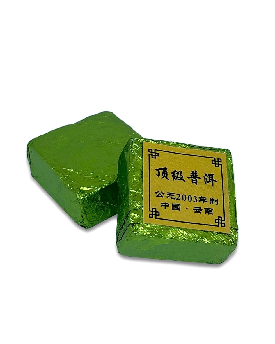 Чай зеленый Пу-Эр Шен Кубик NORMAL GRADE точа 6-7 г 100 г (56039)