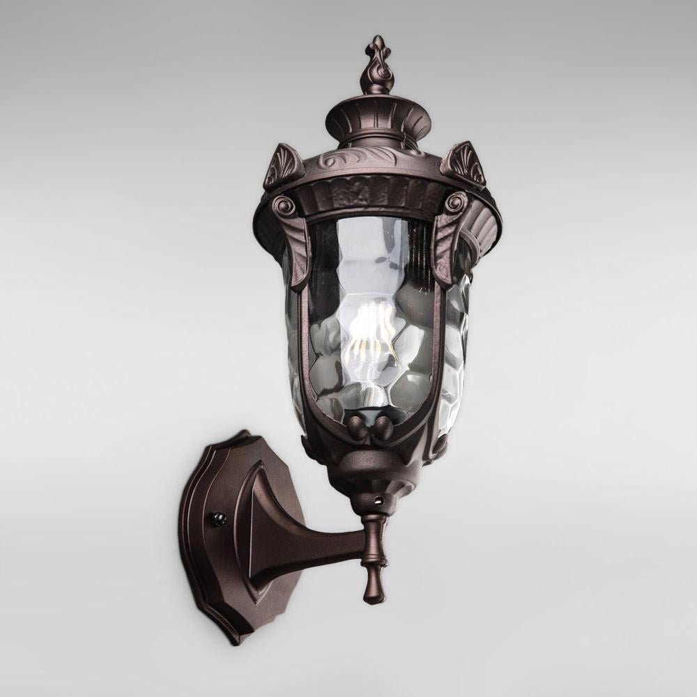 Cветильник уличный настенный Light House DL-18799/1W Коричневый/Прозрачный