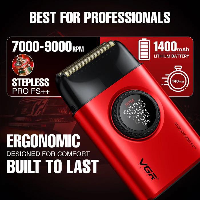 Набір для стрижки та гоління VGR V-977 V-377 акумуляторний Red (30659172) - фото 9 Набір для стрижки та гоління VGR V-977 V-377 акумуляторний Red (30659172) - фото 9