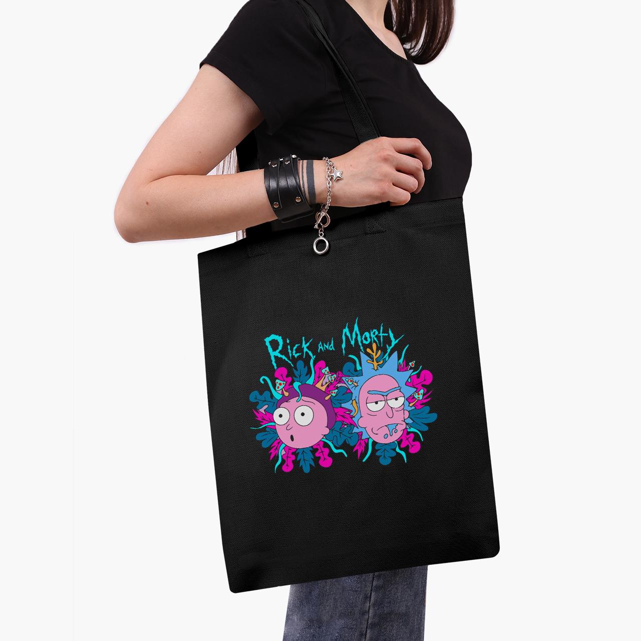 Эко сумка шоппер Rick Sanchez Rick and Morty 41x35 см Черный (9227-2947-BK)