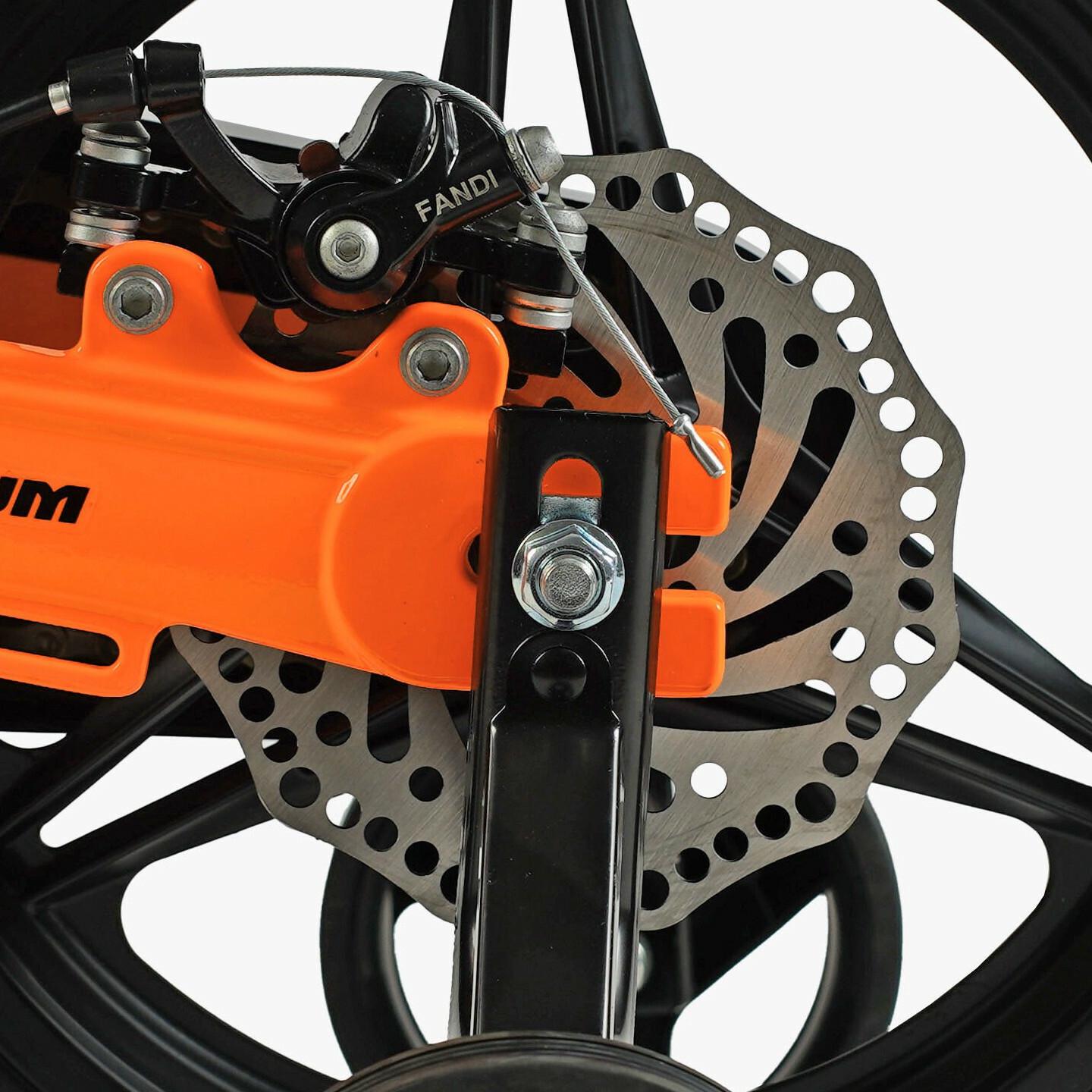 Велосипед двухколесный Corso Revolt 14" детский магниевый Оранжевый - фото 5 Велосипед двухколесный Corso Revolt 14" детский магниевый Оранжевый - фото 5