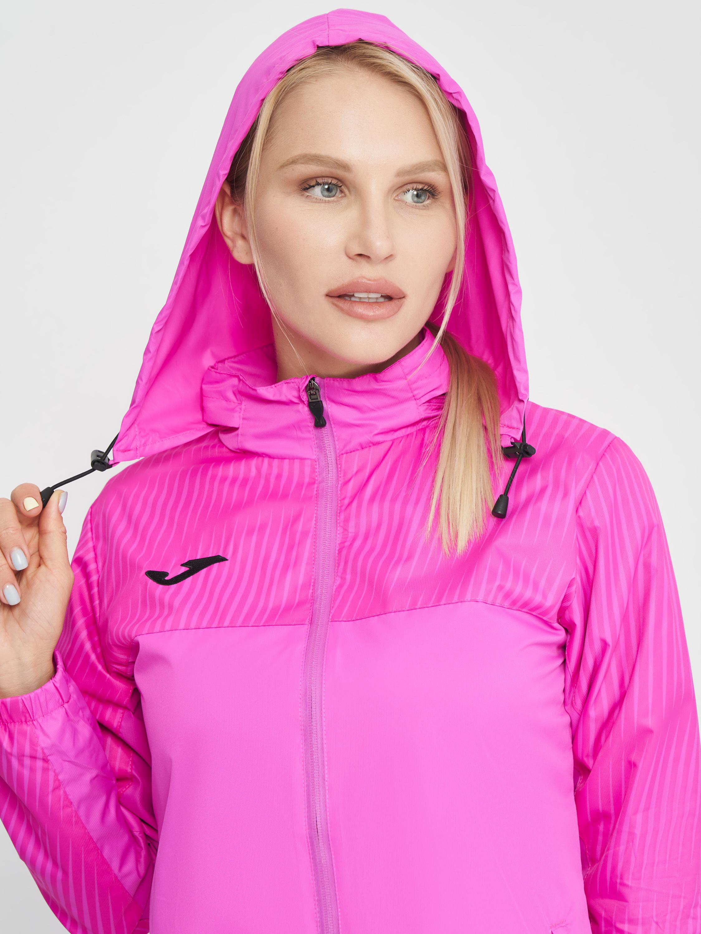 Куртка вітрозахисна Joma 901708.030 Montreal Raincoat XS Fluor Pink (8445456417262) - фото 4