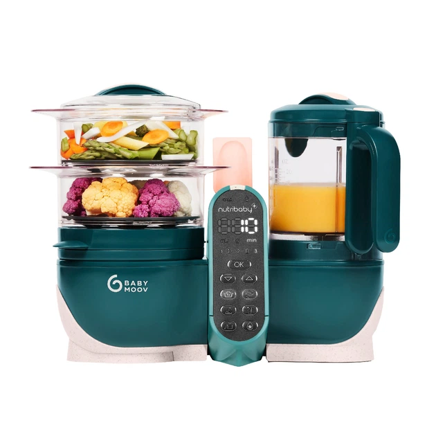 Блендер-пароварка Babymoov Nutribaby+ 6в1 Opal Green (A001136)