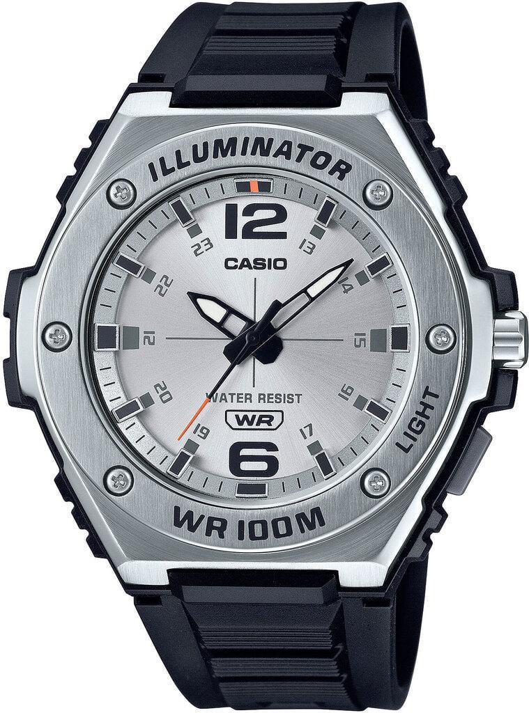 Наручные часы мужские Casio Timeless Collection MWA-100H-7A с водозащитой 100 м/подсветкой Серебряный (3151092517)