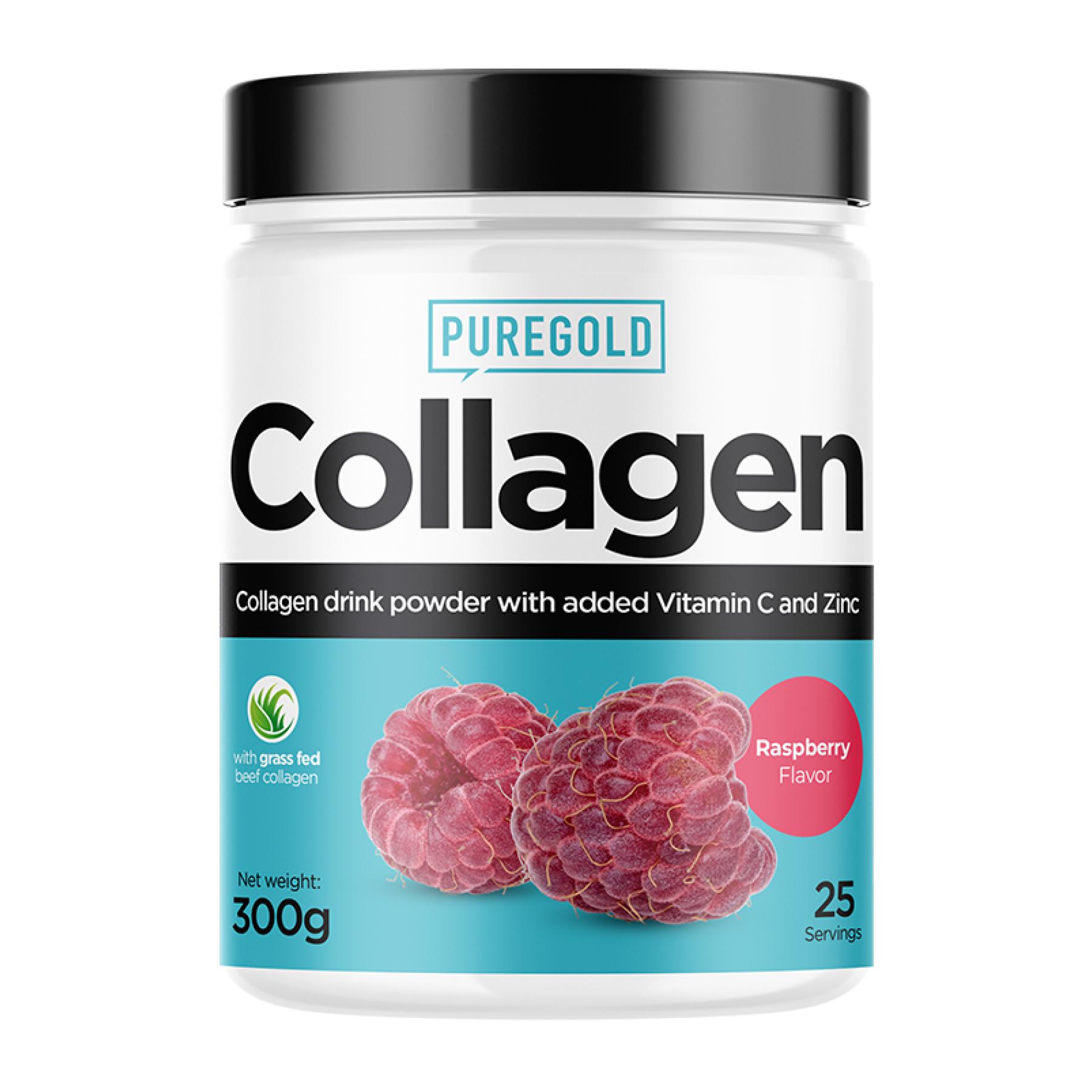 Коллаген Pure Gold Protein Collagen 300 г Raspberry