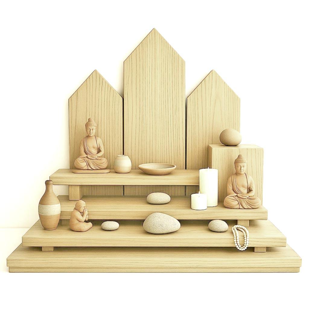 Алтарь для медитации из дерева Миарса Бланже (ЛАТ-007901)